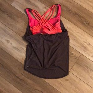 LuluLemon tank with built in sports bra